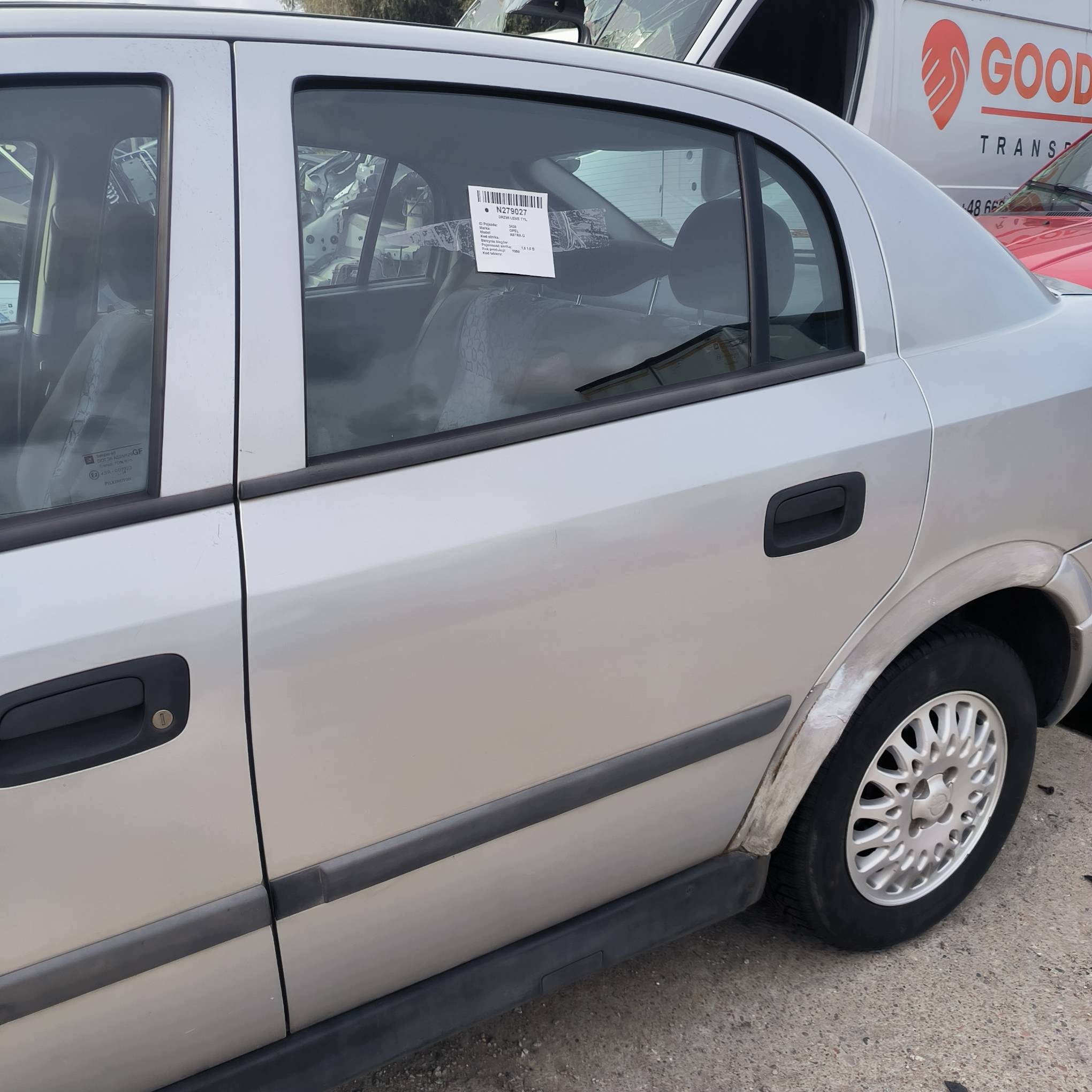 Tür links heck Z147 OPEL ASTRA G 5D HB