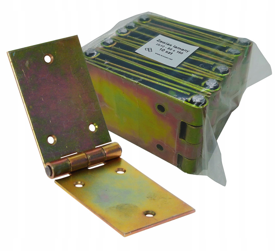 

Zawias łamany budowlany 150x50 x1,8mm 10szt