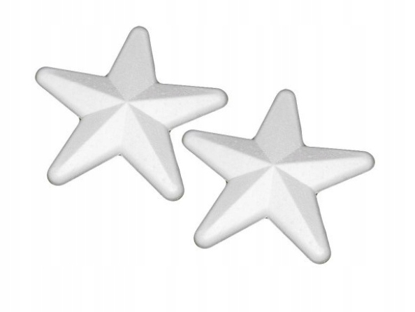 

Gwiazda 5-CIO Ramienna Styropianowa 15cm 2szt