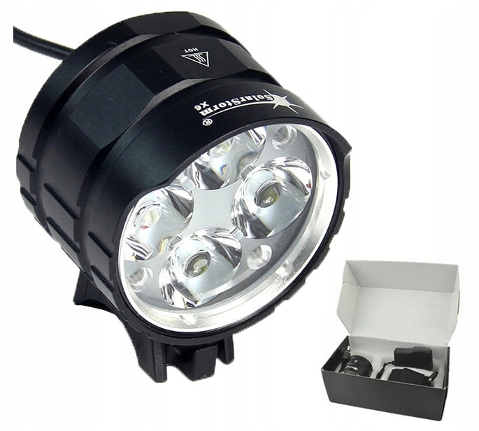 Oryginalna Lampa rowerowa SOLARSTORM X6 Akumulator 5200mAh 3000 lumenów