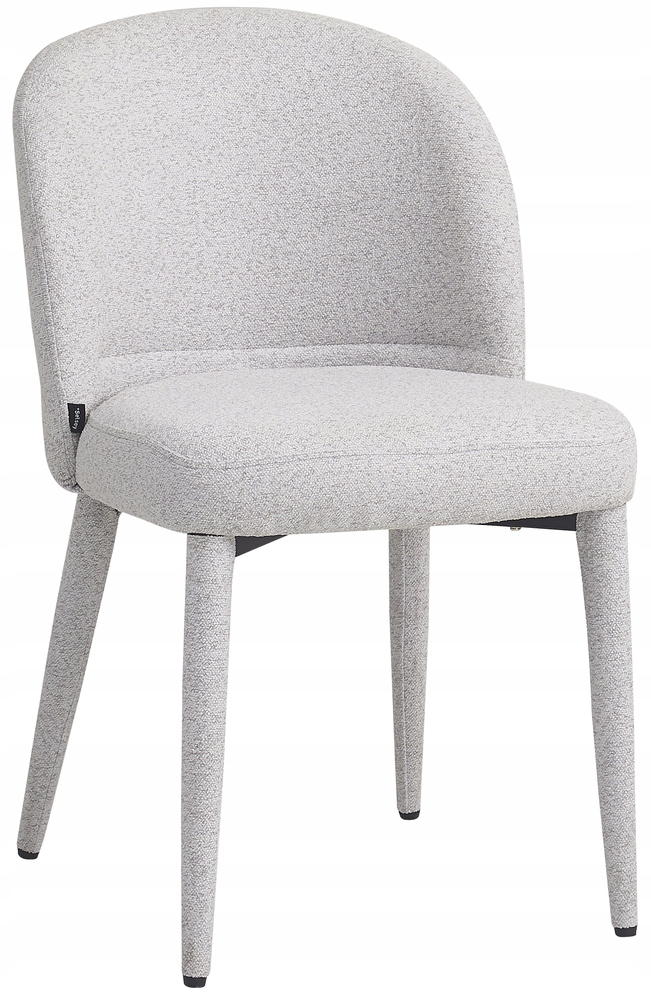 Čalouněná jídelní židle Coases světle šedá boucle