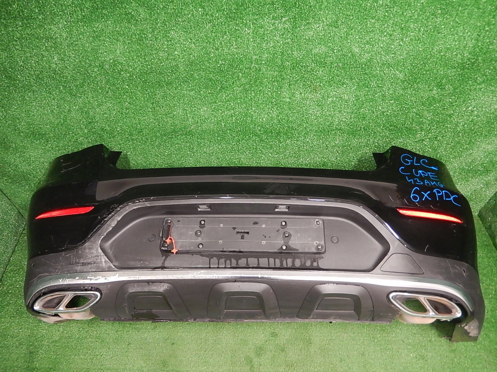 БАМПЕР ЗАДНИЙ ЗАД. MERCEDES GLC КУПЕ 43 AMG