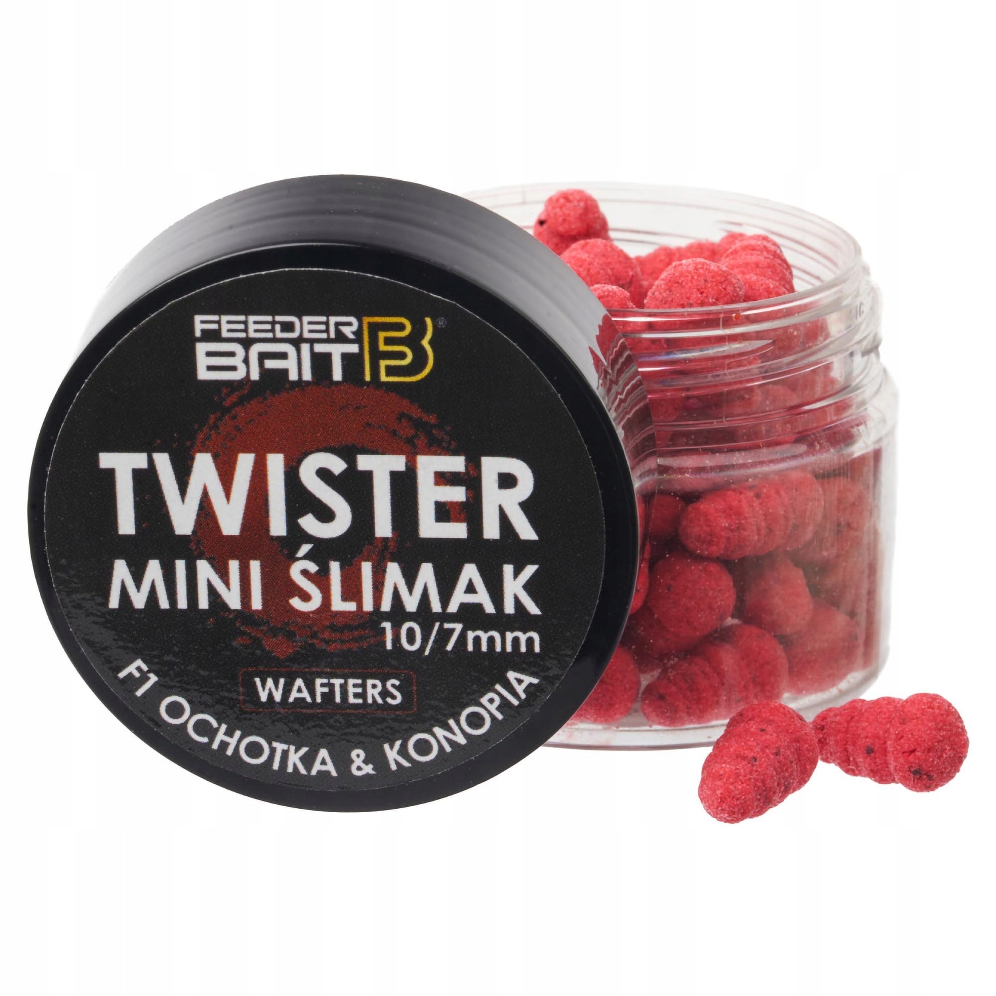 Wafters Feeder Bait Twister Mini Ślimak 10/7mm F1 Ochotka Konopia