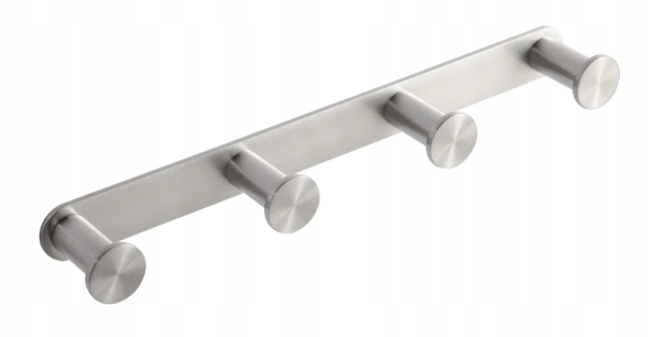 Stella lišta 4 háčky 18.0441-SB ocel kartáčovaná