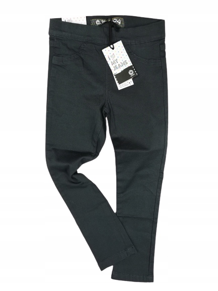 

Cubus spodnie skinny dopasowane 128 szare Tregging