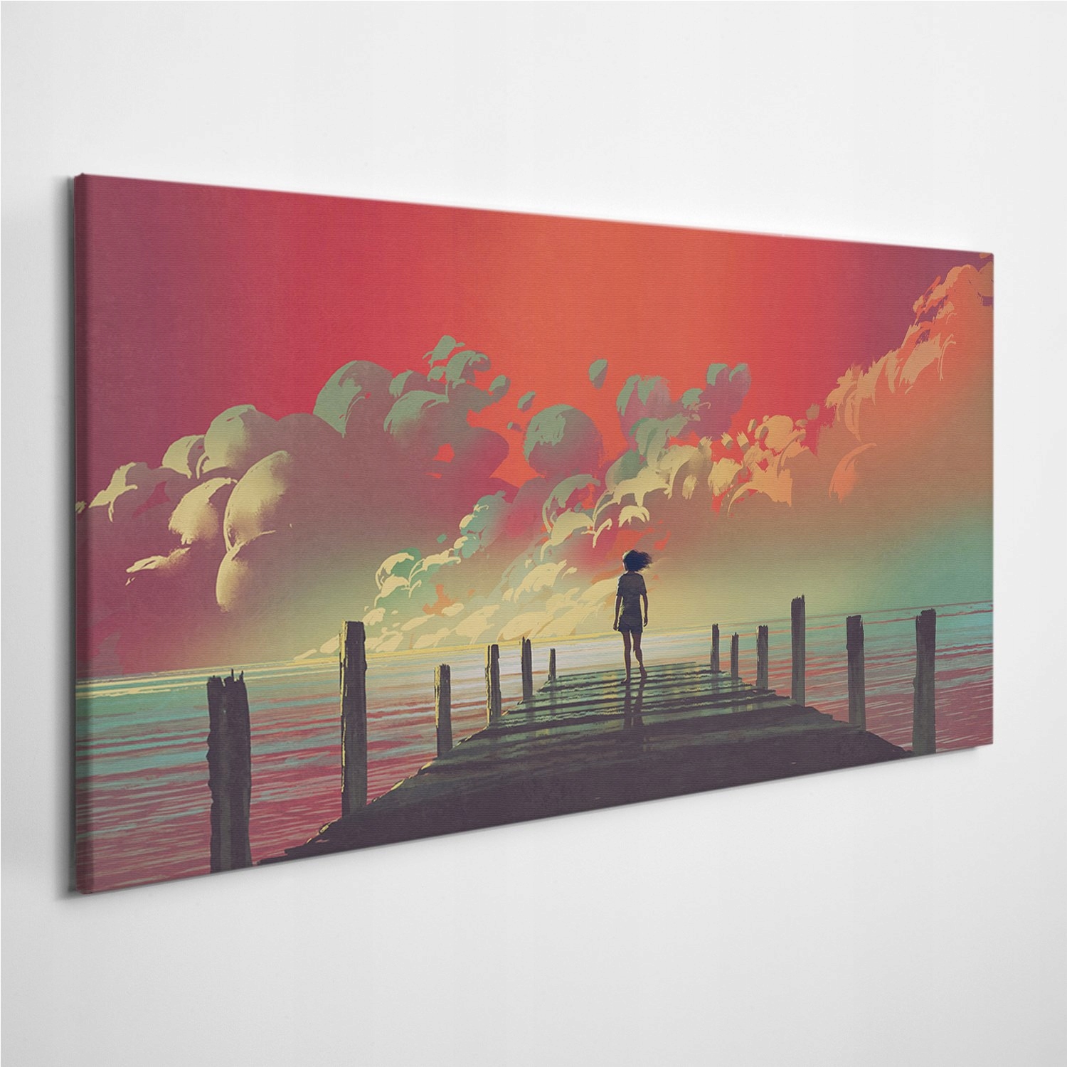 

Foto-obraz na płótnie Kobieta Art Sztuka 120x60 cm