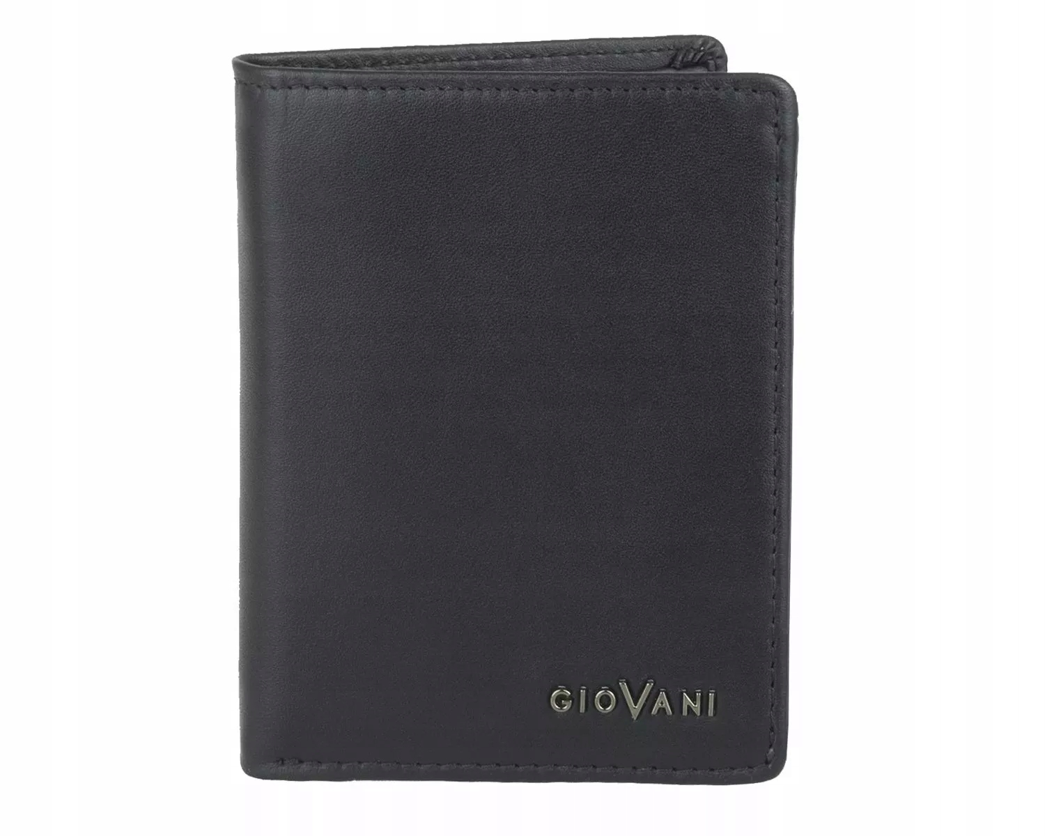 Kožená černá pánská peněženka s zapínáním Davido Giovani, prostorná