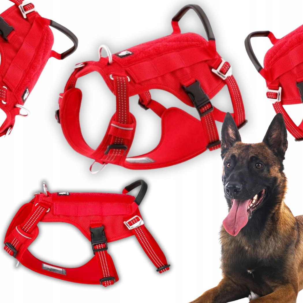 Levně Reflexní Protiúnikové Obojky Pro Psa Truelove Safe Hiking Červené L
