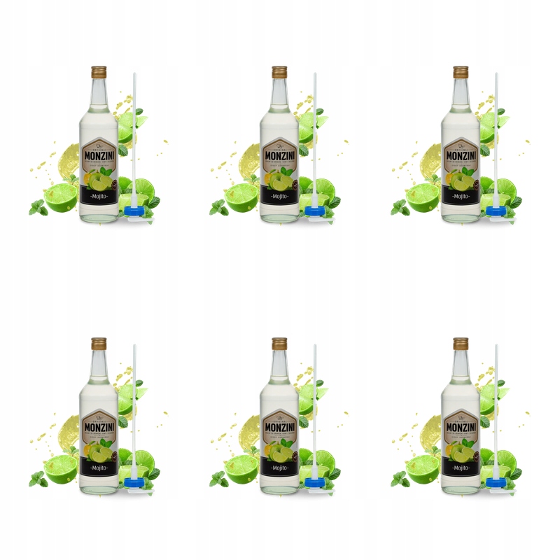 Sirup Monzini mojito 1 l s pumpičkou X6