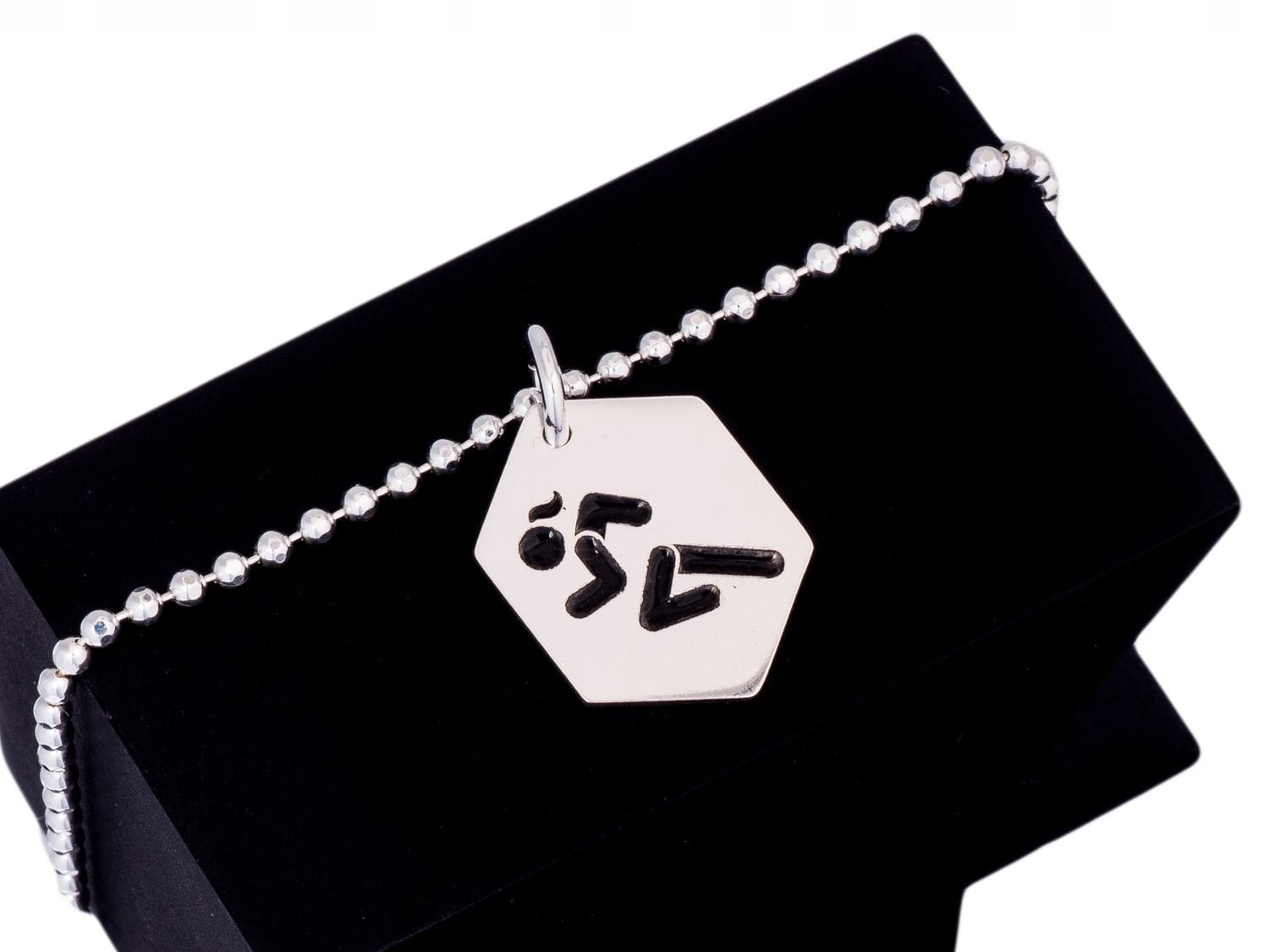 

Srebrna bransoletka biegacza. Symbol biegania. Ag9