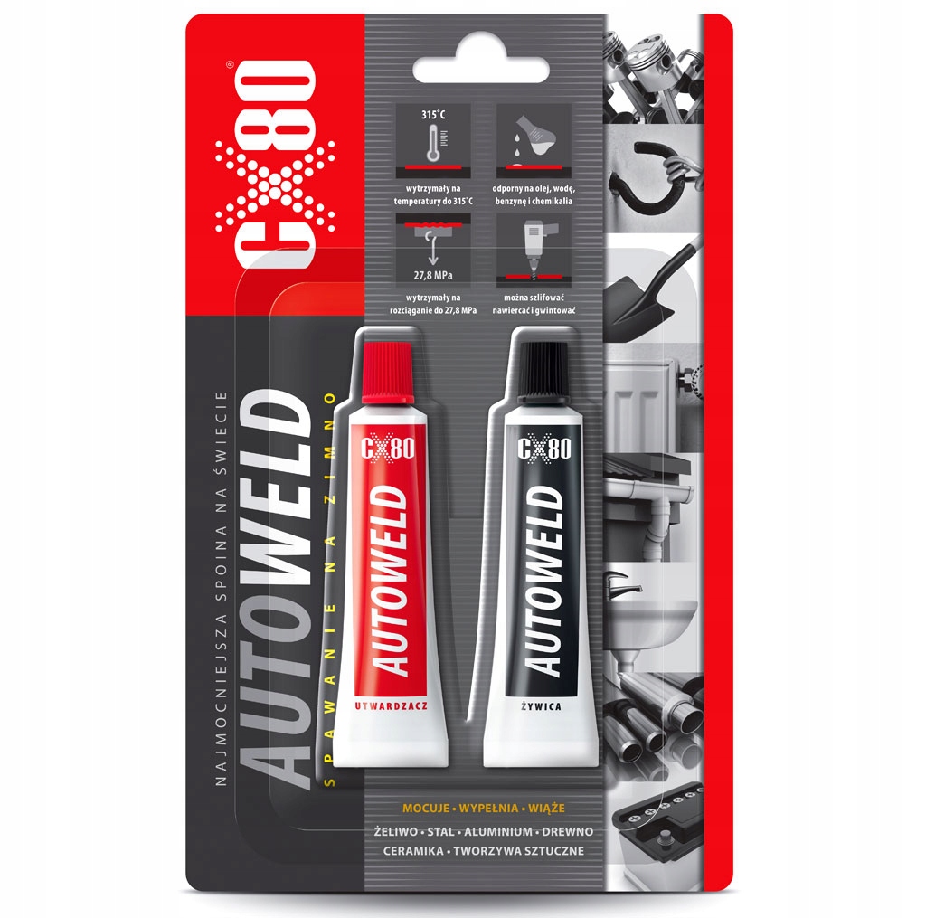 Klej Do Metalu Spawanie Na Zimno CX80 Autoweld