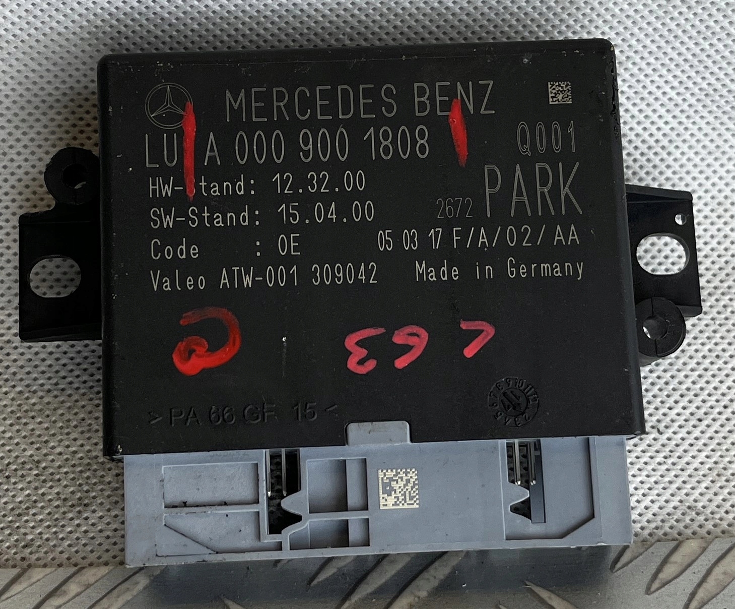 MODUL STEROWNIK PDC MERCEDES W205 W213 A0009001808