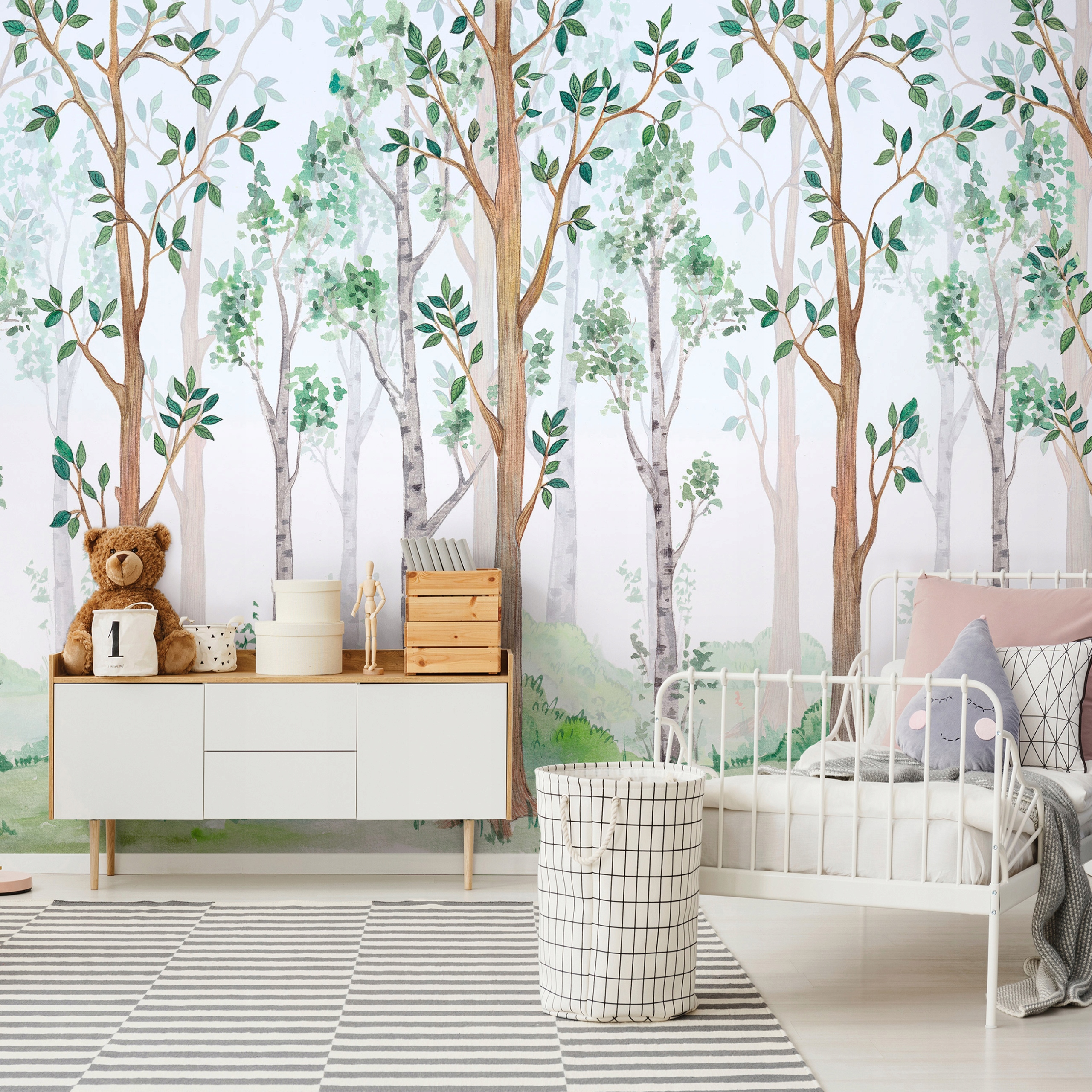 Fototapeta DLA DZIECI Las TAPETY FLIZELINA 416x254 Szerokość produktu 416 cm