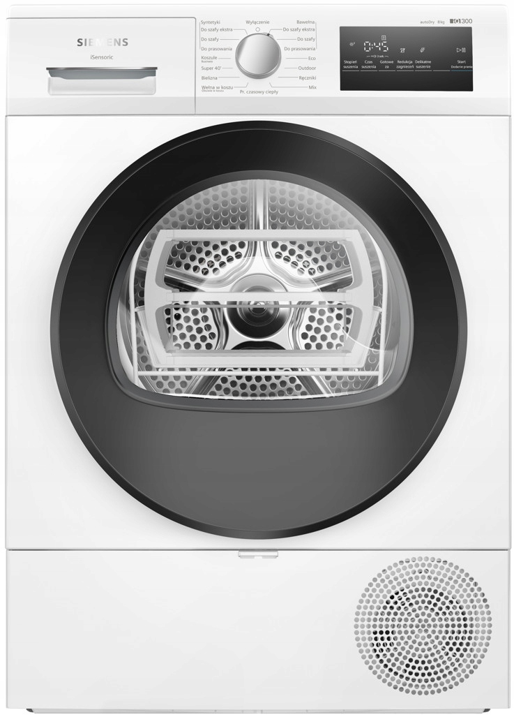 Suszarka do ubrań Siemens WT45HV99PL 8kg 15 programów Pompa ciepła autoDry