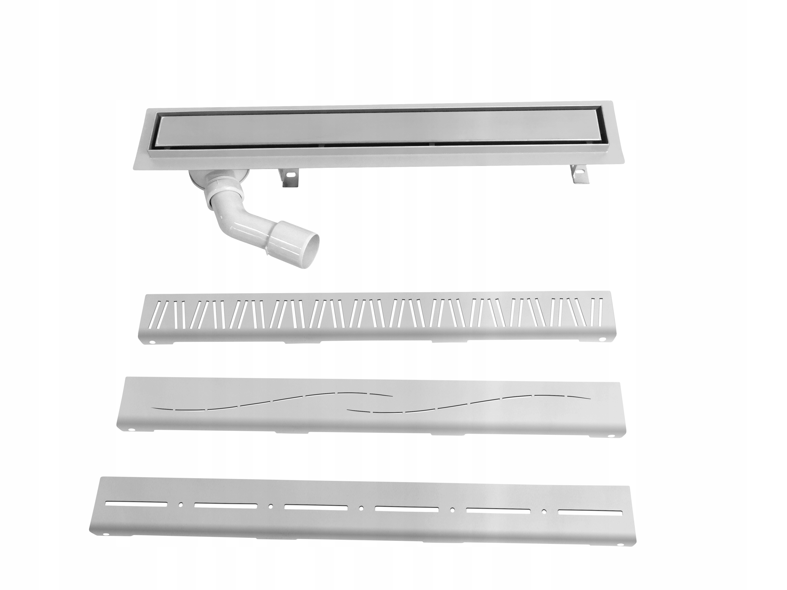 ODPŁYW LINIOWY 60 SYFON BOCZNY Z BOKU OBROTOWY ODWODNIENIE PRYSZNIC ESTIVA Szerokość produktu 7 cm