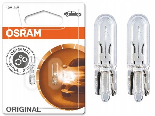 

Osram Original Żarówki PBT5 12V 2W W2X4.6D Duo
