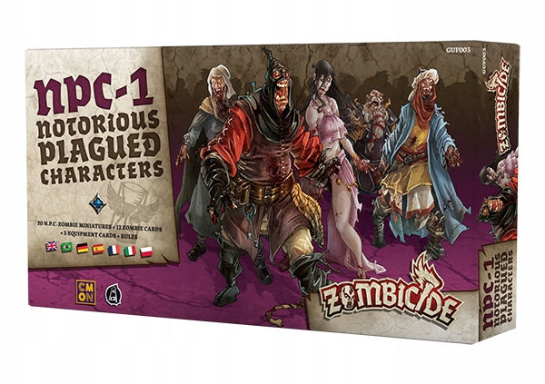 Zombicide: NPC-1 Notorious Plagued Characters