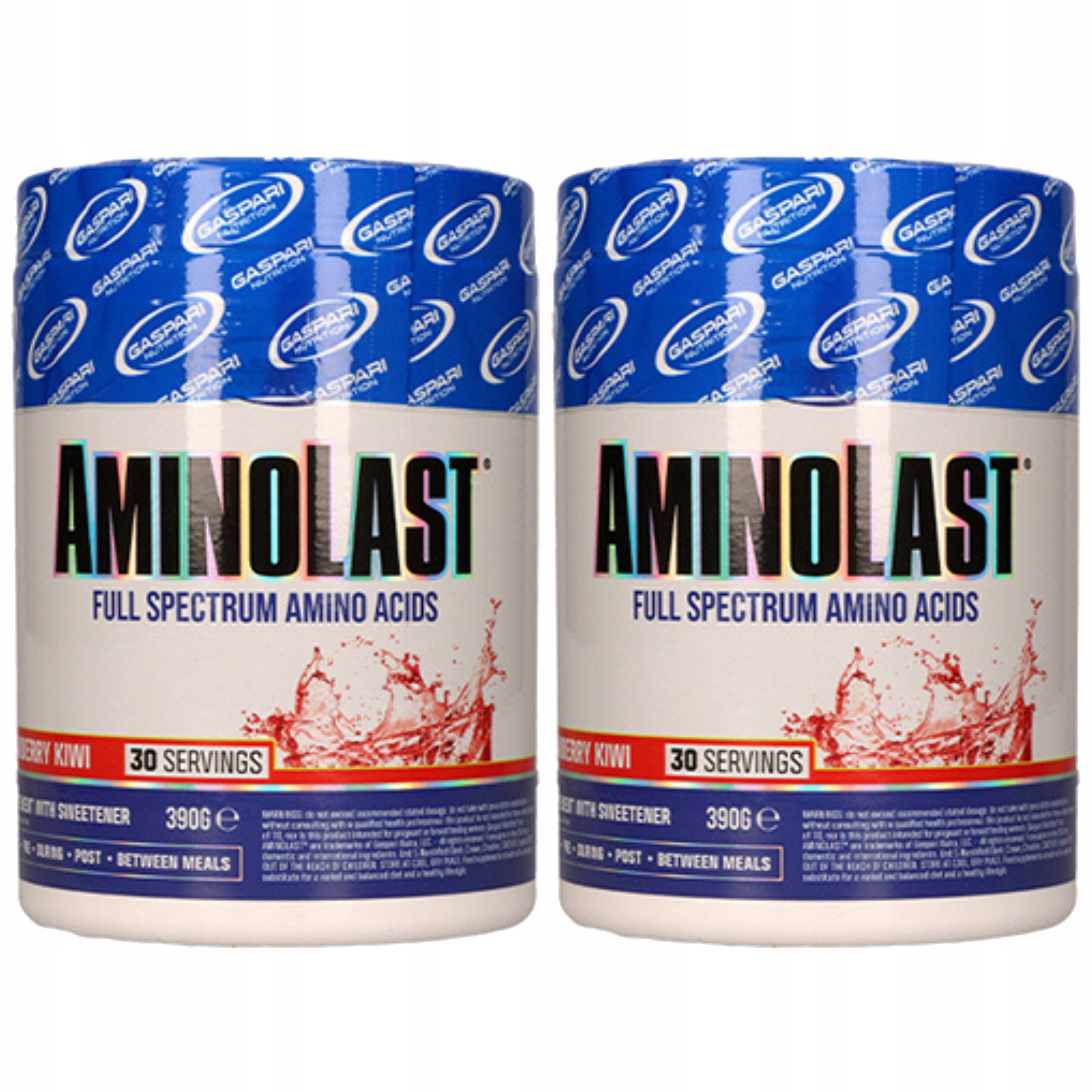 2x Aminokyseliny Bcaa Eaa Regenerace Elektrolyty Síla AminoLast 390 g Gaspari