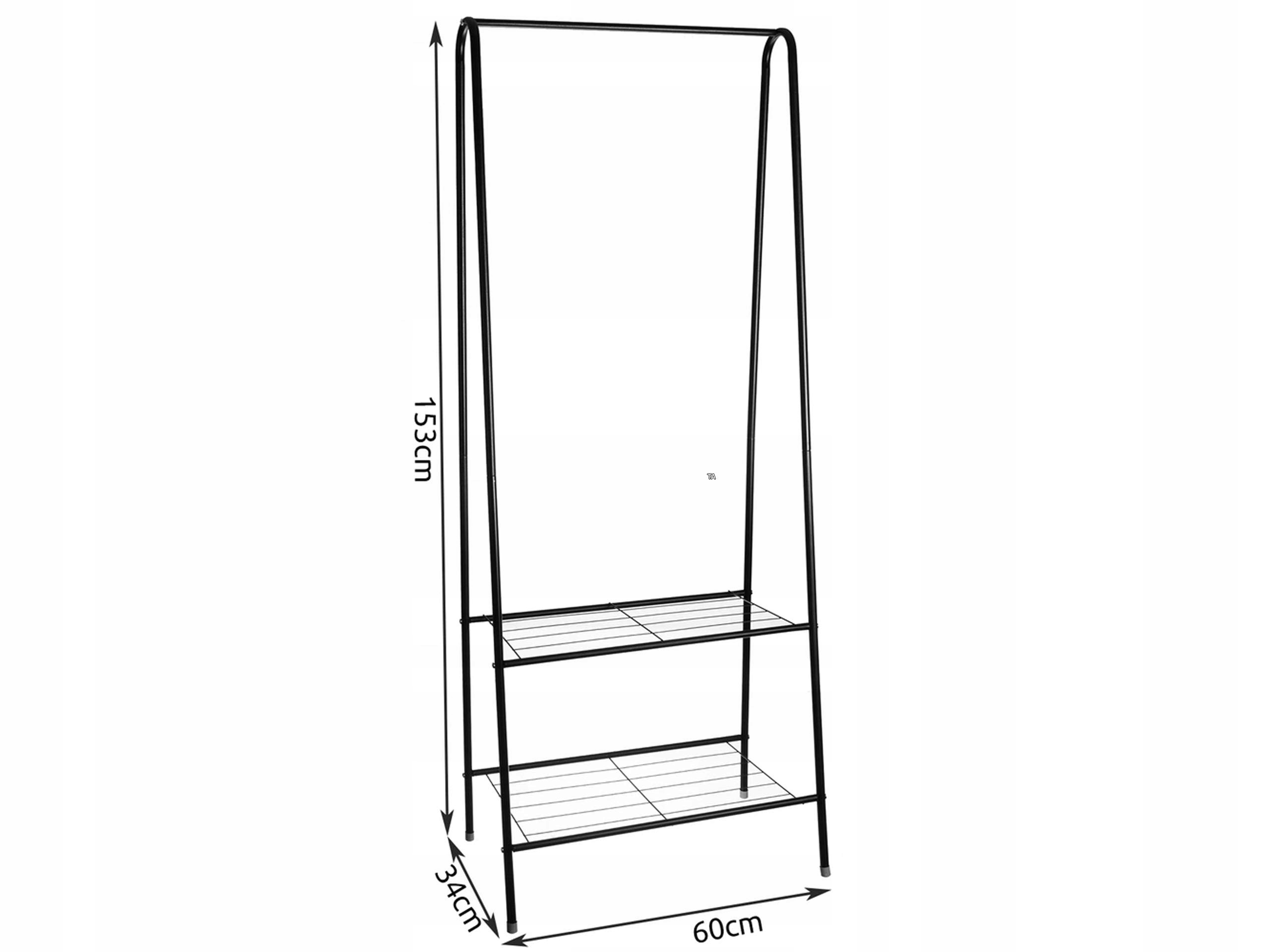 STOJAK WIESZAK NA UBRANIA GARDEROBĘ PÓŁKI NA BUTY Kod producenta DOM-WU15642