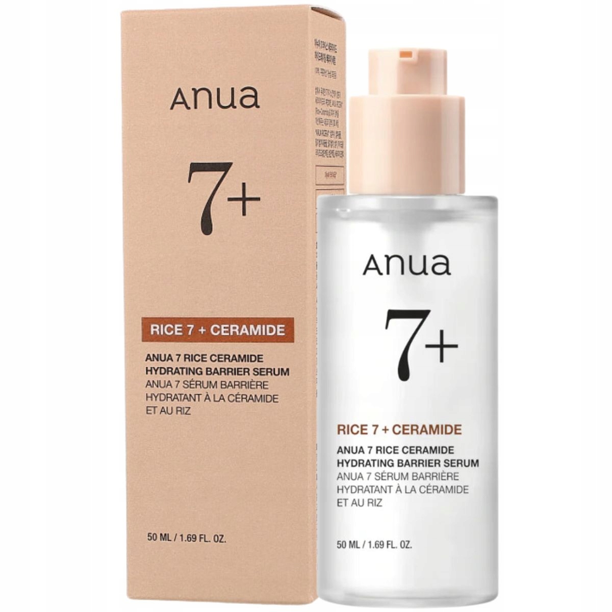 Anua Rice 7 Ceramide Hydrating Barrier Serum 50 ml – Zpevňující a rozjasňující sérum