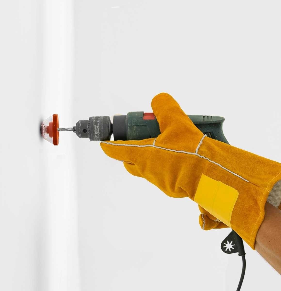 OSŁONA PRZECIWPYŁOWA POJEMNIK ODPYLACZ NAKŁADKA DO WIERTARKI 4-10mm Marka Heckermann