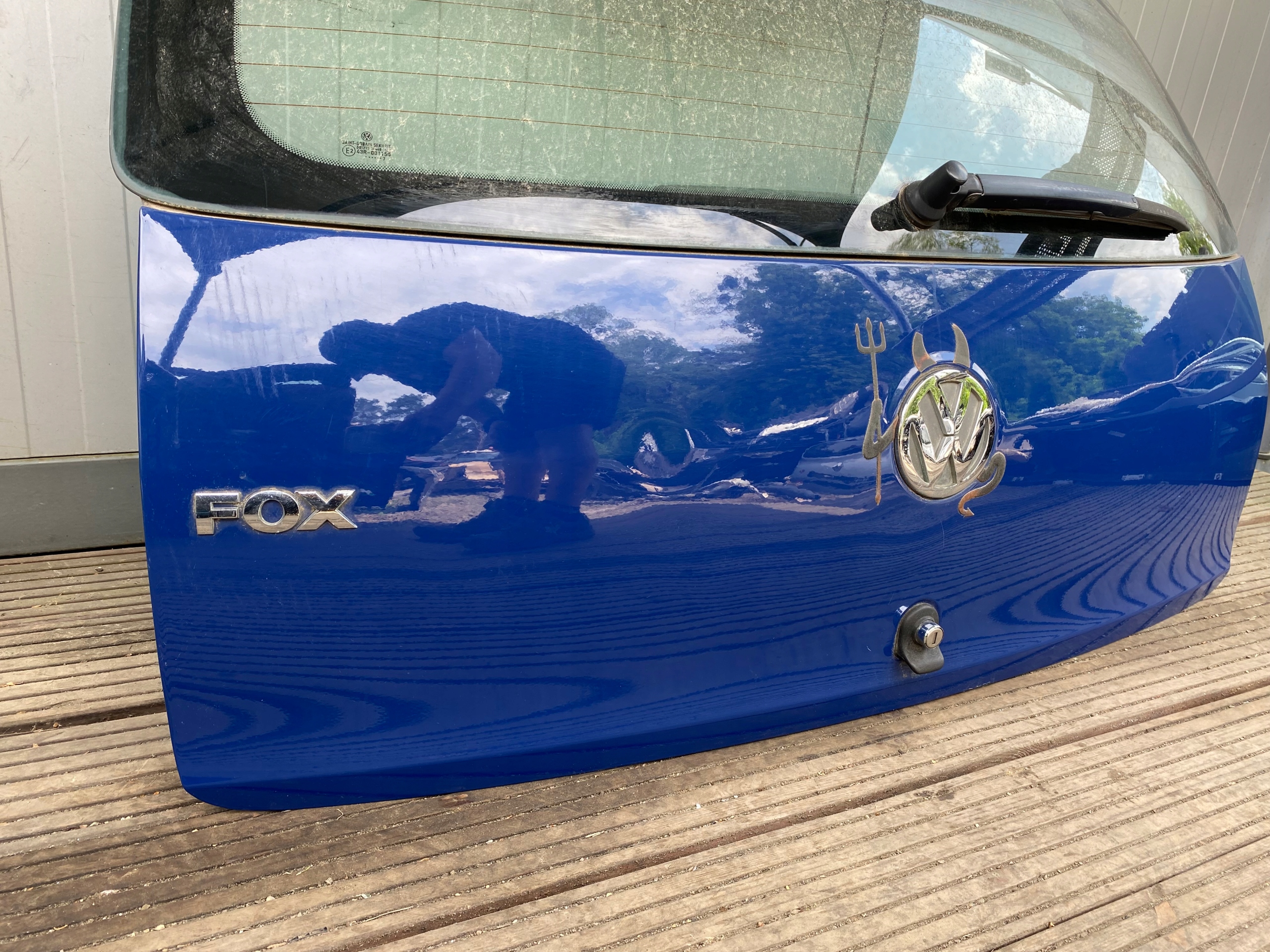 VW FOX complete trunk door boot LL5M