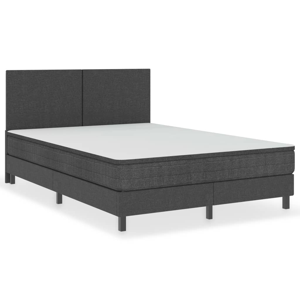 Manželská kovová postel VidaXL 287456 140x200 bílá