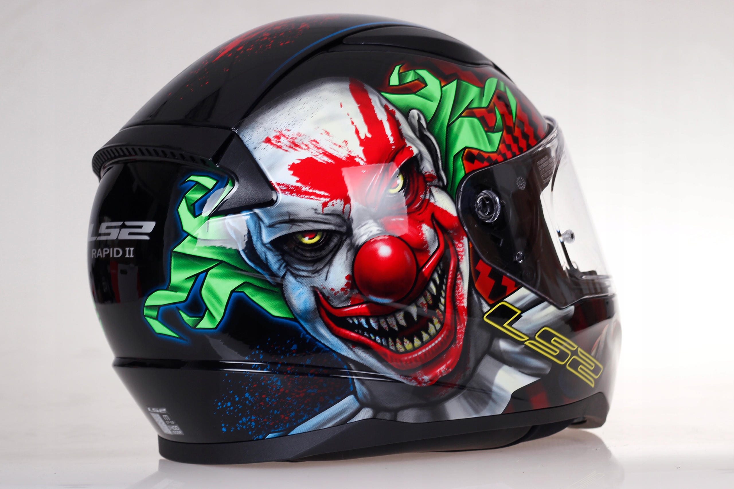 KASK MOTOCYKLOWY LS2 FF353 RAPID II HAPPY DREAMS SYSTEM PINLOCK Kolor czarny