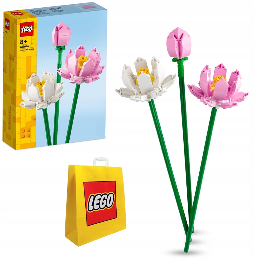 Lego 40647 Okolnostní Lotosové květy papírová taška Lego!