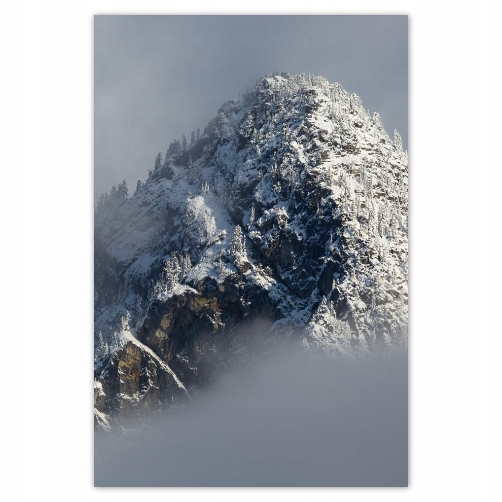 

Plakat 62x93 Zima Góra Śnieg Mgła