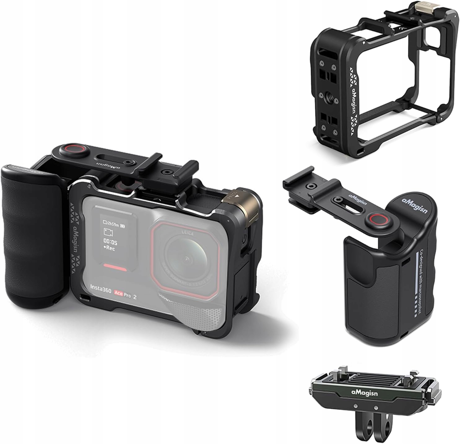 Klatka operatorska kamery sportowej AMagisn, Insta360 Ace Pro 2/Ace Pro