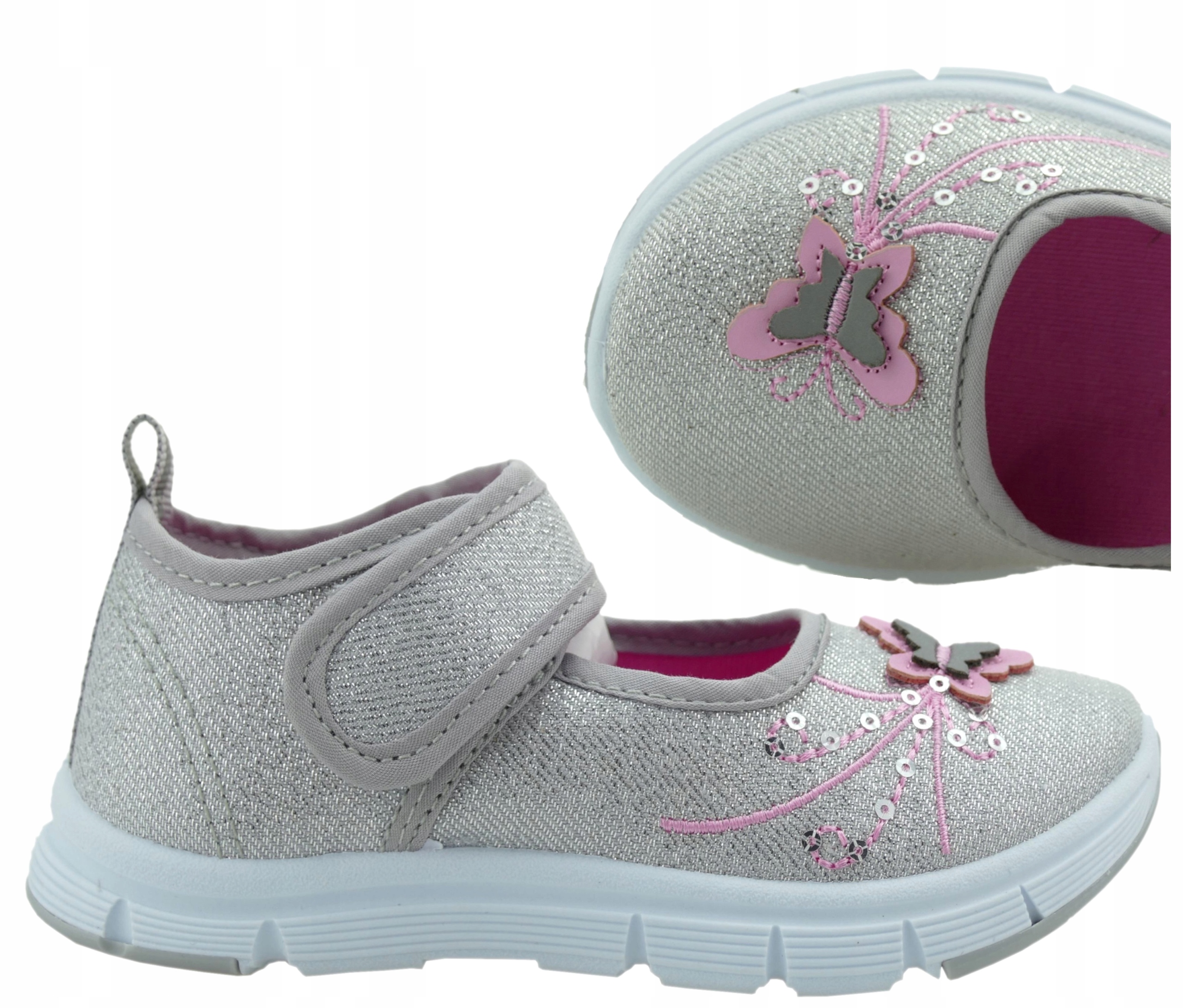 

Buty Dziecięce Trampki Szkolne Kapcie Rzepy 28