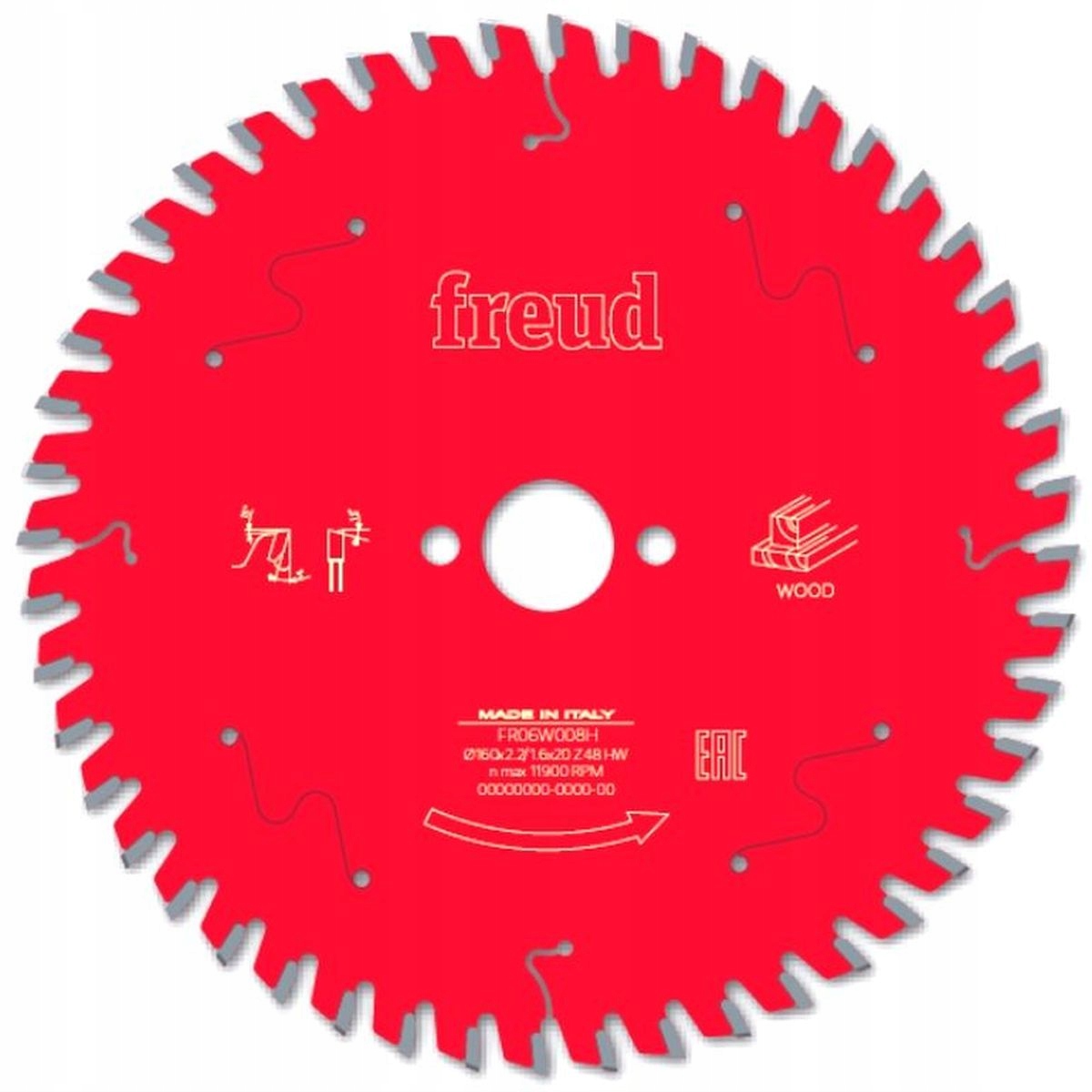 Tarcza do cięcia poprzecznego drewna 160x20 mm Z48 Freud