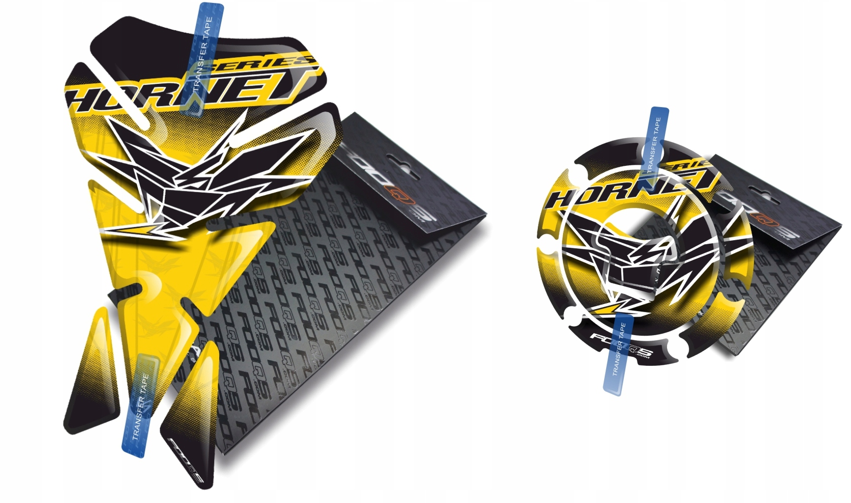 Tank-pad Cap-pad V1 od firmy Fooqs pro Honda Cb Hornet Žlutý