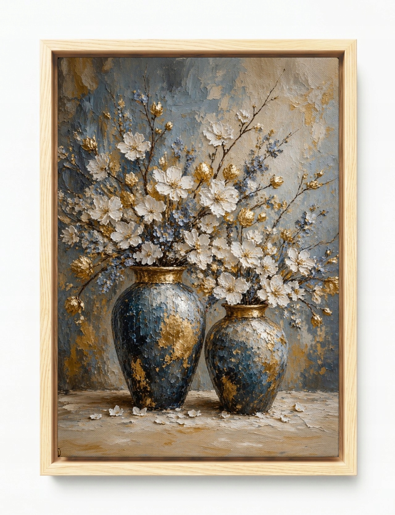 Obraz Rám Americký Box Dekorace Ozdoba Váza Květiny Kytice Glamour 40x60