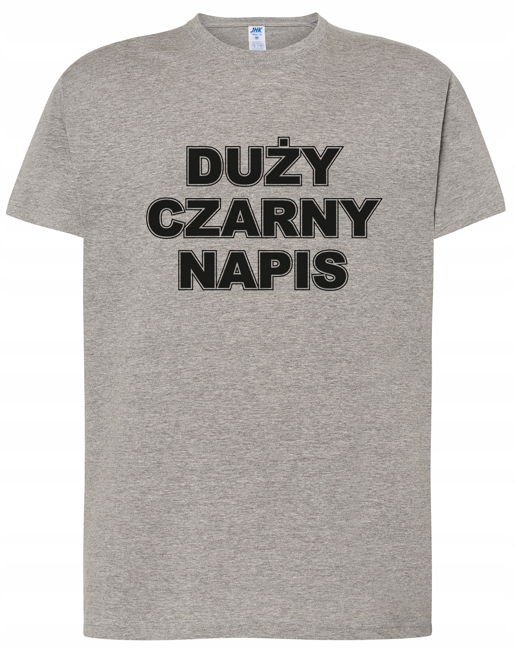 

Koszulka Duży Czarny Napis Fajny T-shirt XXL