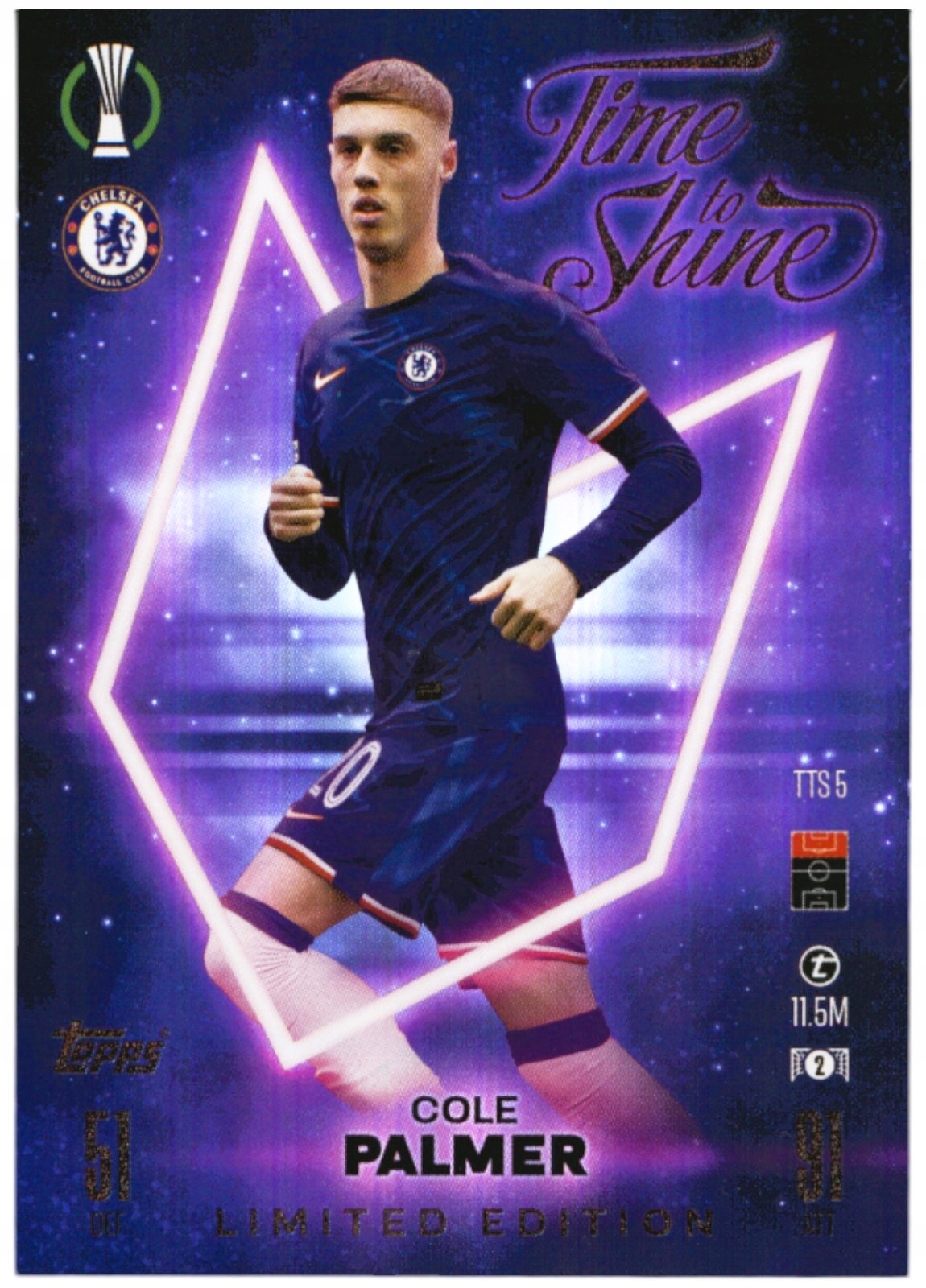 Match Attax 2024-2025 Time To Shine Limited TTS5 Cole Palmer Chelsea