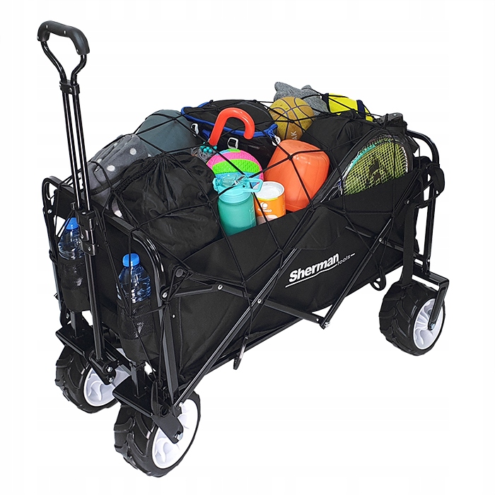 Wózek turystyczny campingowy plażowy składany transportowy CC1 siatka