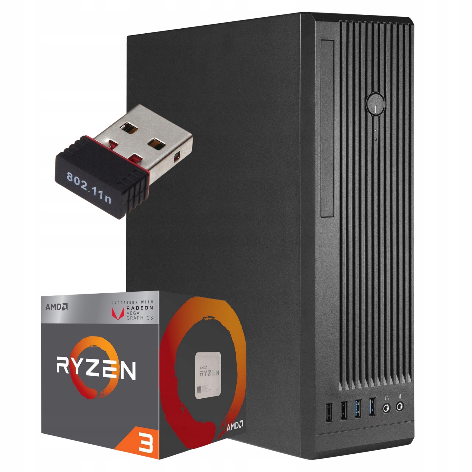 Kancelársky počítač Pix Sff Ryzen 4GHz || 16GB 512GB NVMe || Windows 11 Pro