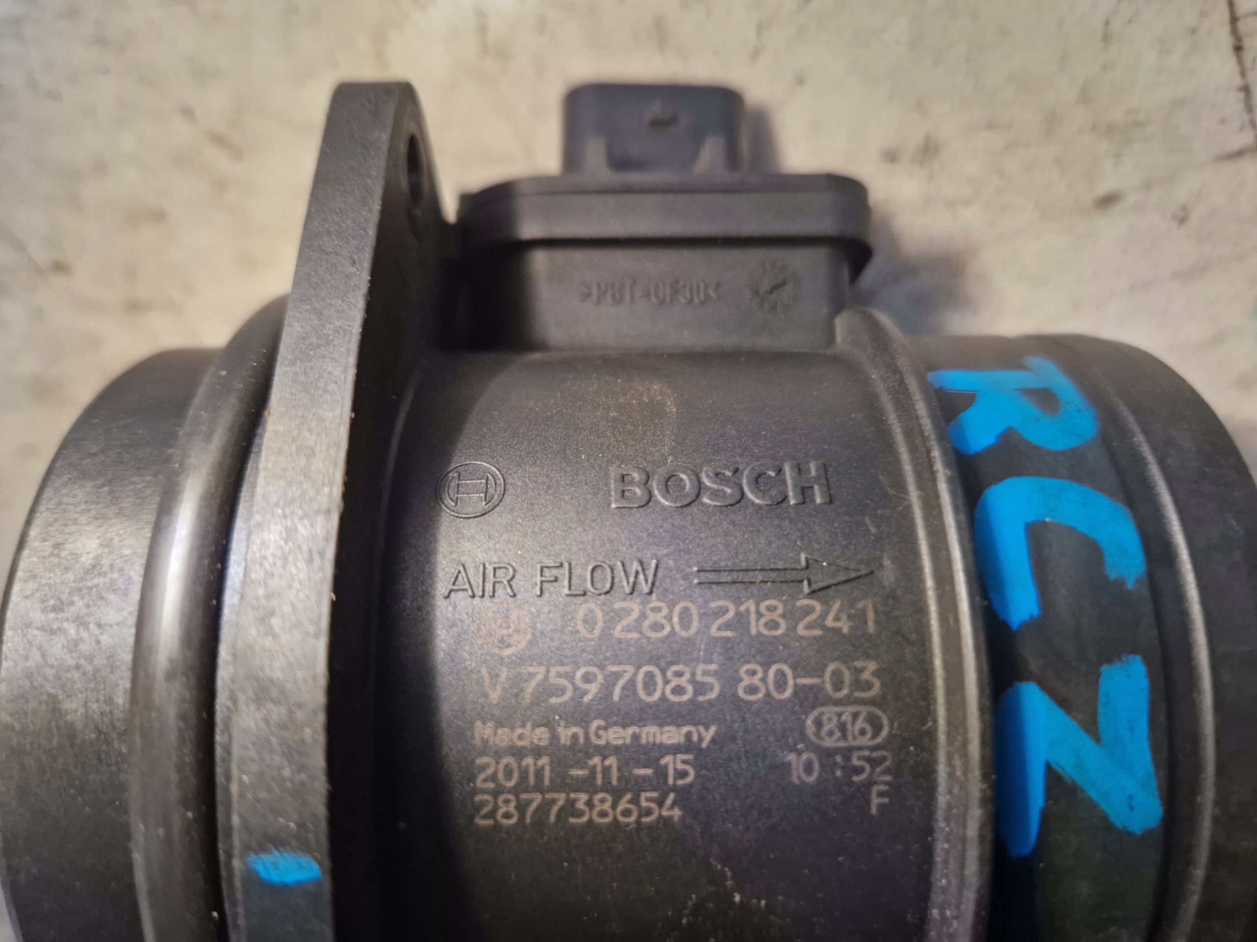 PEUGEOT RCZ 1.6 THP flow meter 0280218241 original
