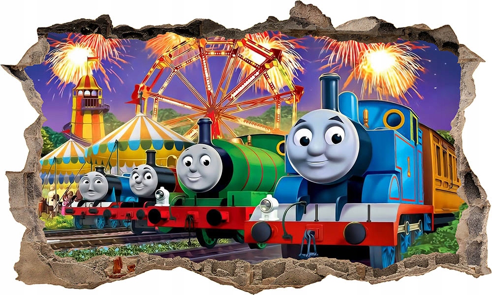 

Naklejka Plakat Tomek i Przyjaciele 3D XXXXXXL