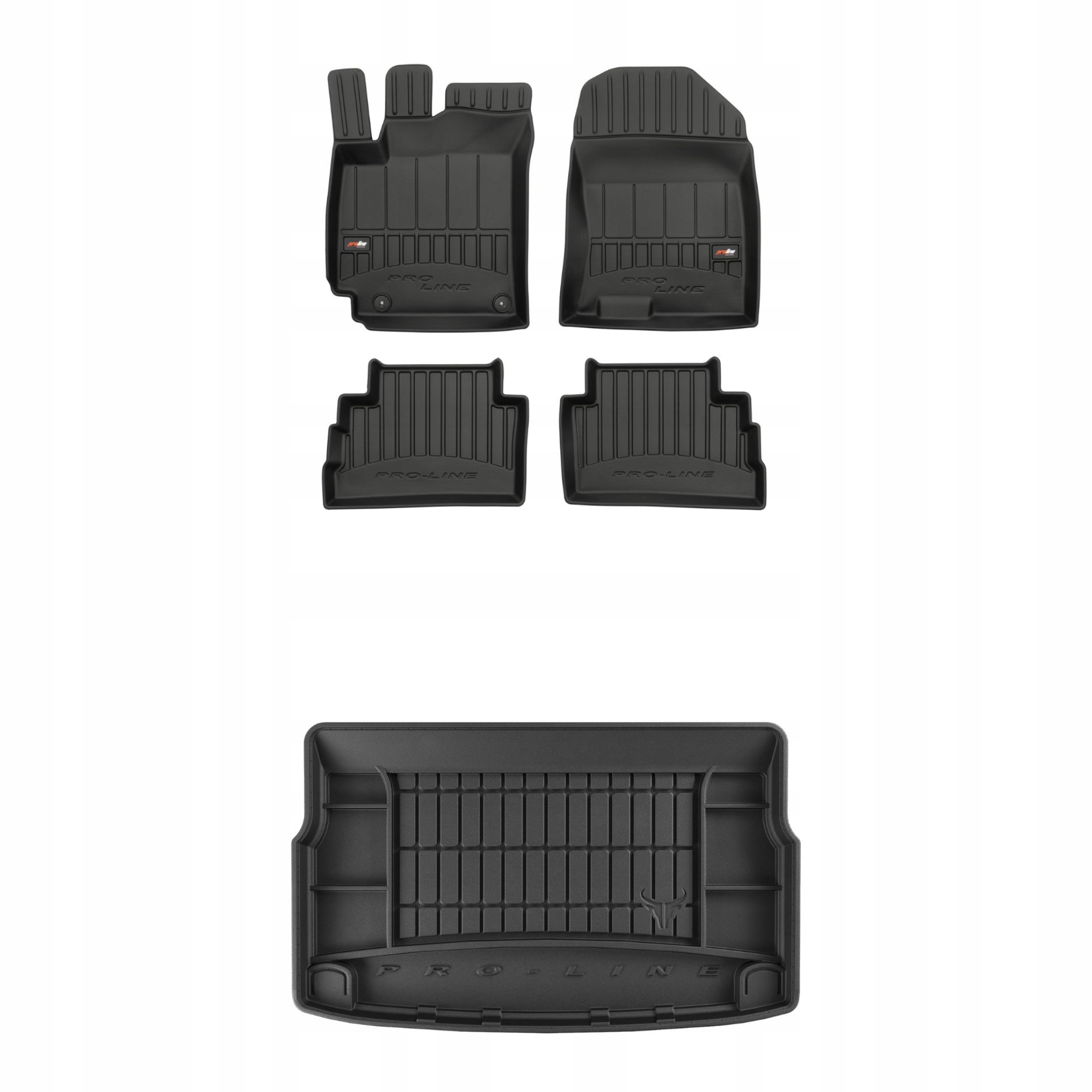 Sada gumových kobercov a rohoží pre Hyundai Kona I 2017-2023