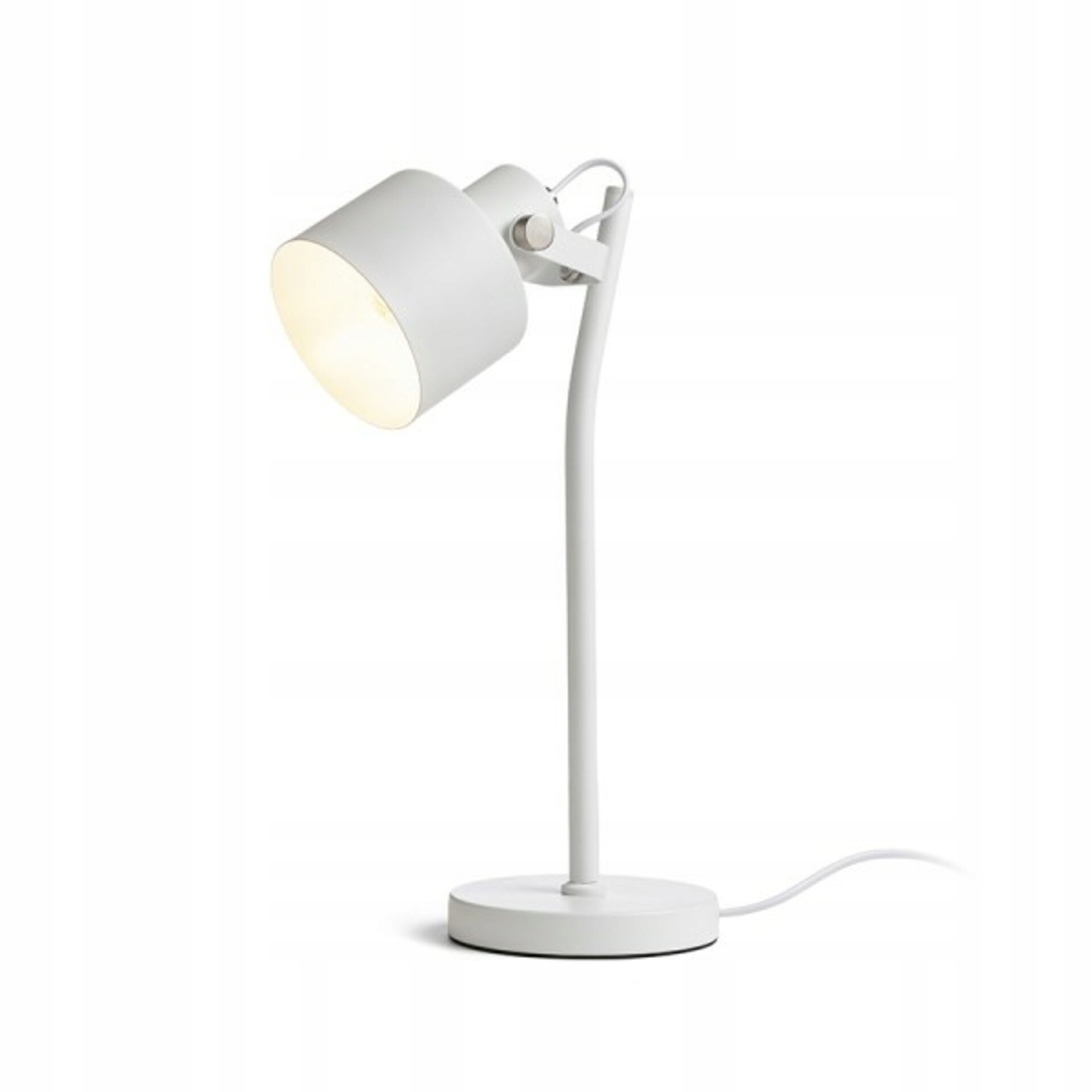 Rendl Celeia stolní lampa matná bílá/matný nikl E27 max 40W 230V