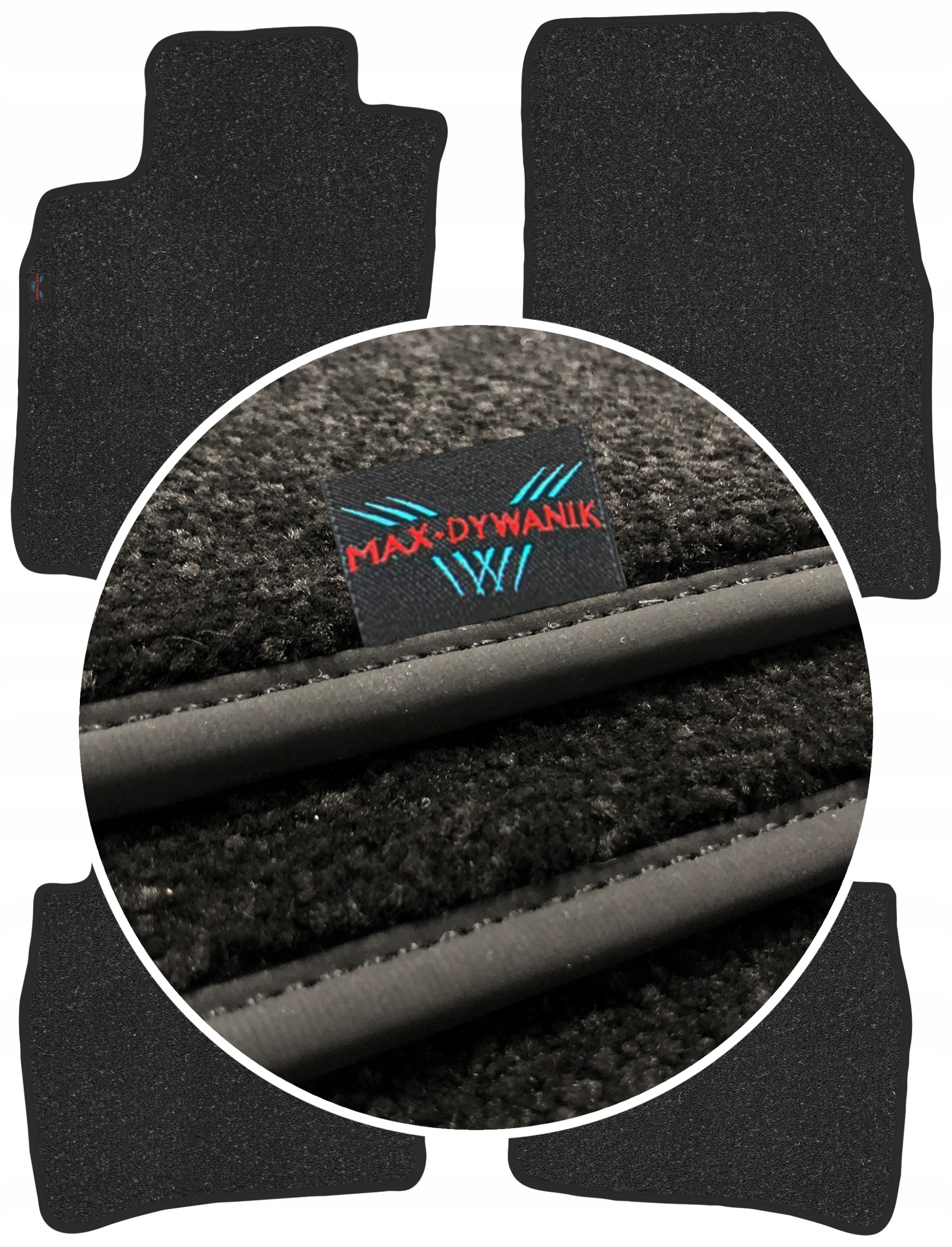 Nissan Note I 2006-2012 Velúrové stierače