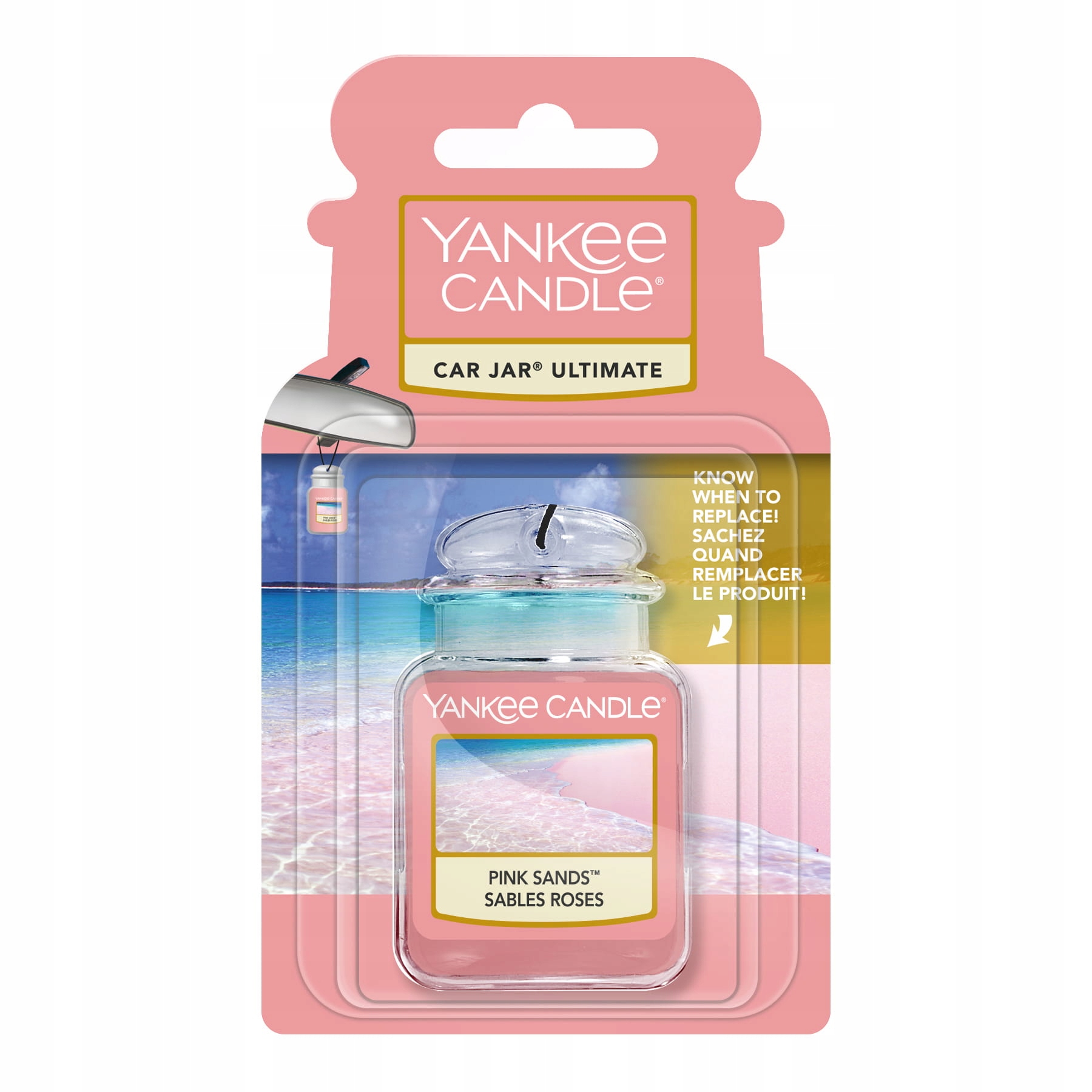 Zawieszka do samochodu ultimate Yankee Candle Pink Sands