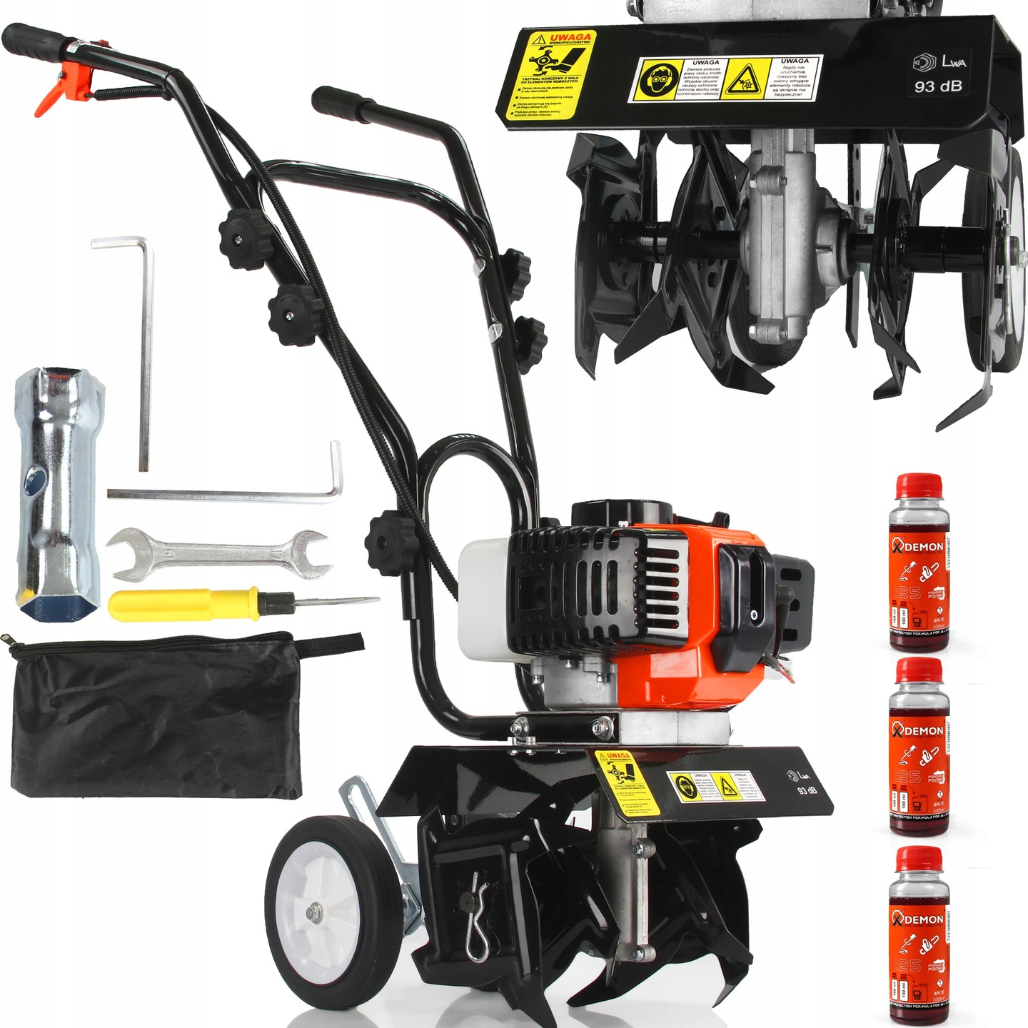 Kultivátor Benzínová Kultivátorka Do Země Demon 3 X Olej
