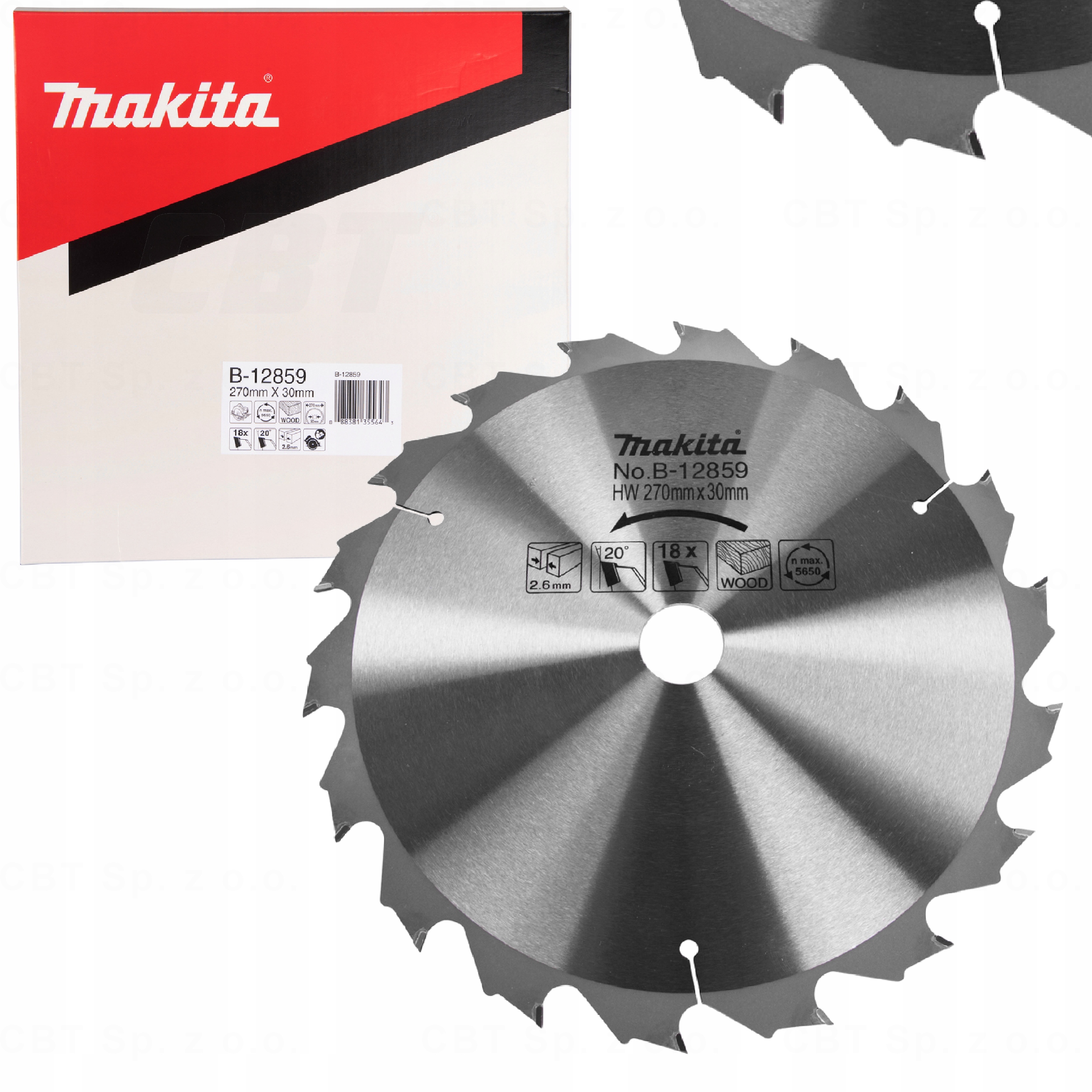 Tarcza Tnąca Widiowa Do Piły Cięcia Drewna Standard Węglik Spiekany 270