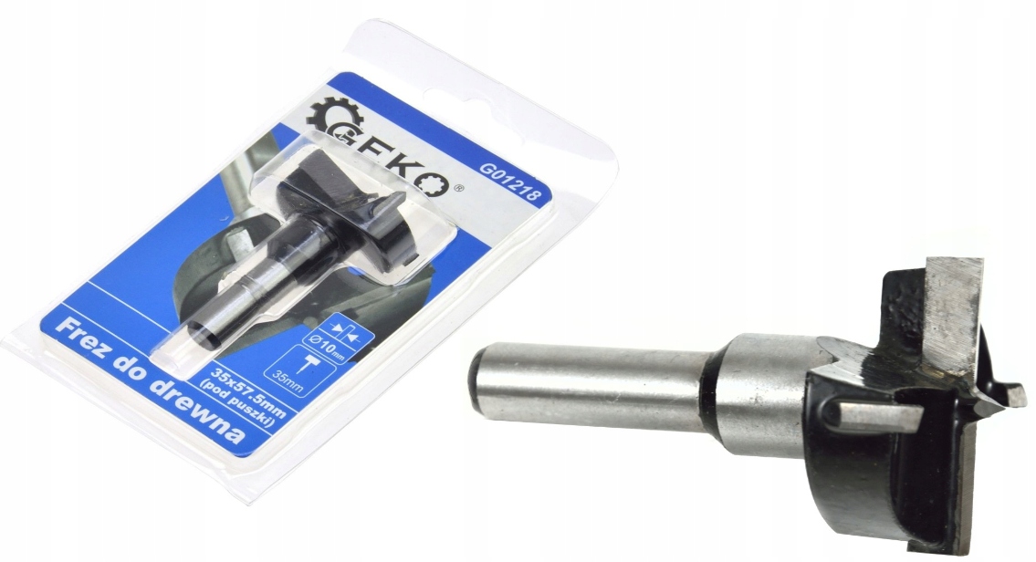 FREZY FREZ DO DREWNA PUSZKOWY 35mm POD ZAWIASY Rodzaj frez pojedynczy