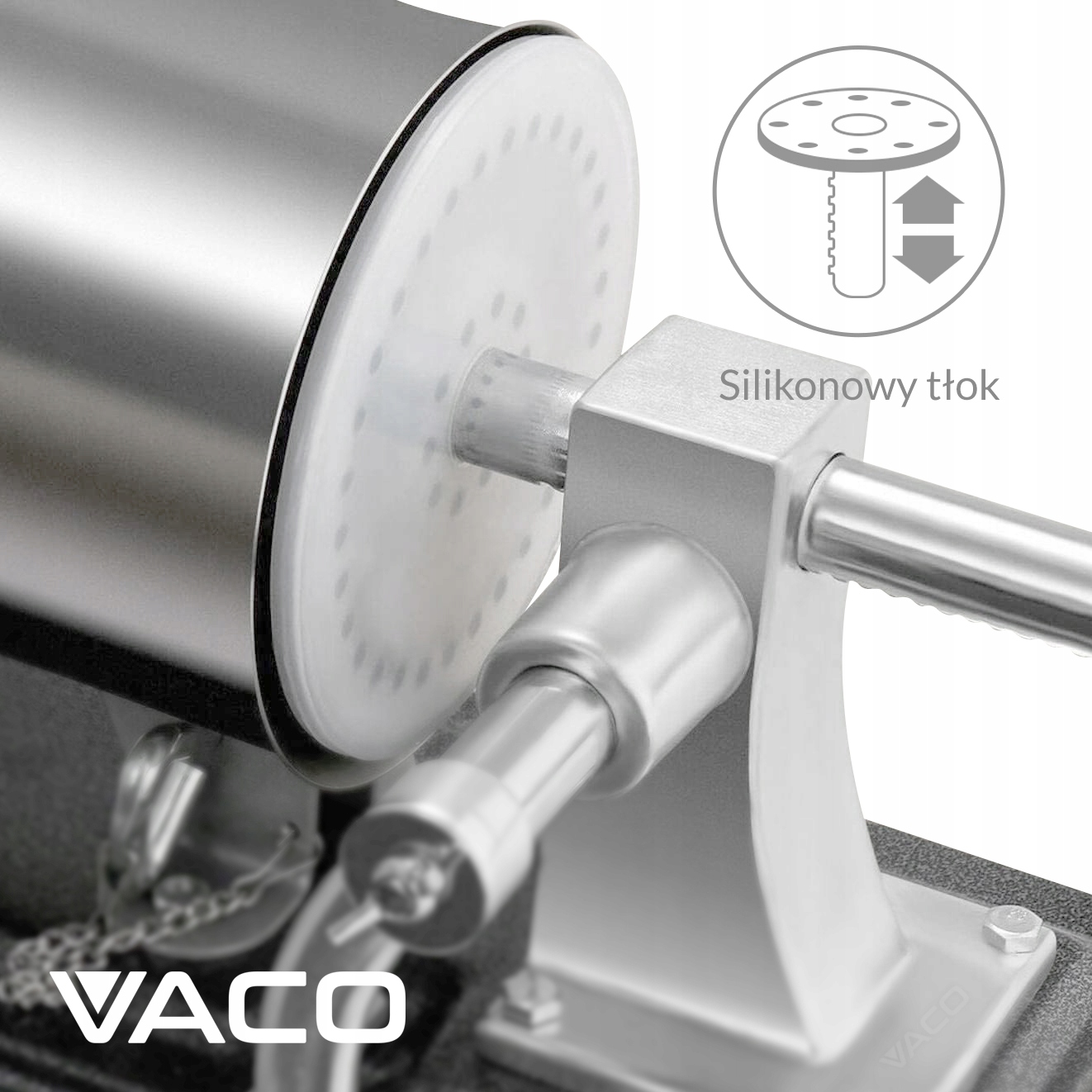 NADZIEWARKA do Kiełbas Wędlin MASZYNKA Szpryca Lewarek do KIEŁBASY 3kg VACO Kod producenta VRM-SS-0327-S46S