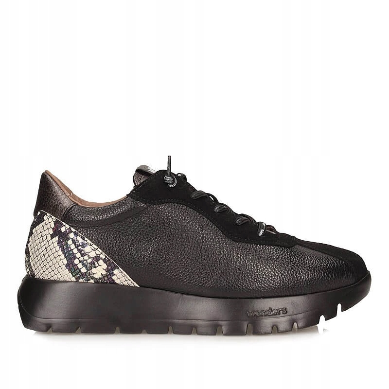 Originální polobotky sneakersy Wonders A-2495 Trend I Negro Snake